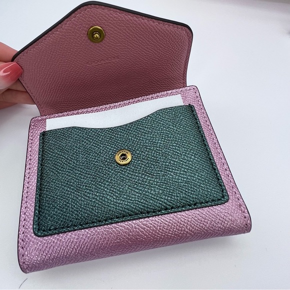 Coach quilted colorblock metallic multi camera bag and matching wallet - Picture 10 of 16